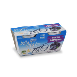 Yogurt senza lattosio magro more e mirtilli